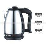 Asent As-803K 1.8Ltrs Capacity Electric Kettle - (Chrome/Black)