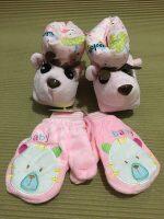 Baby boot and gloves