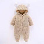 Baby Winter Soft Fur Jumpsuit / Romper