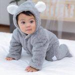 Baby Winter Soft & Warm Fur Jumpsuit Romper
