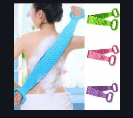 Back Strap Body Sponge Scrubber Brush