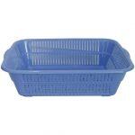 Bagmati Blue Plastic Fruit & Vegetable Sieve Basket- Medium