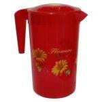 Bagmati Red Floral Plastic Jug