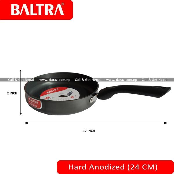 Baltra Megna Hard Anodized Fry Pan (24 Cm)