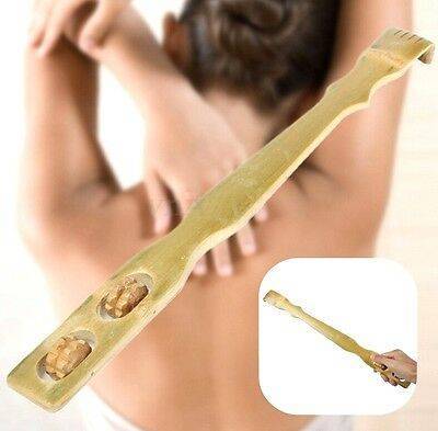 Bamboo Back Scratcher Body Massager Massage Roller