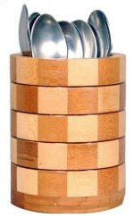 Bamboo/Wooden Cutlery-Spoon Stand