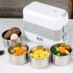 Best Quality Electric Cooking Lunch Box With 2 Steps