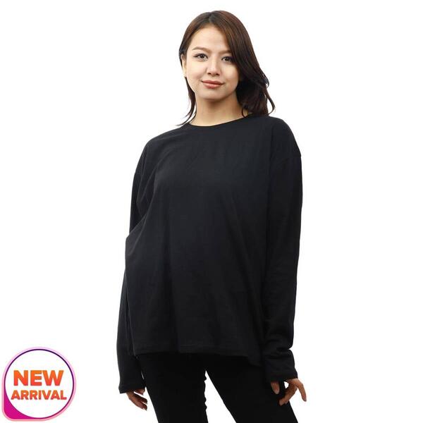 Cotton Round Neck Ful Sleeve Plain Tops For Women