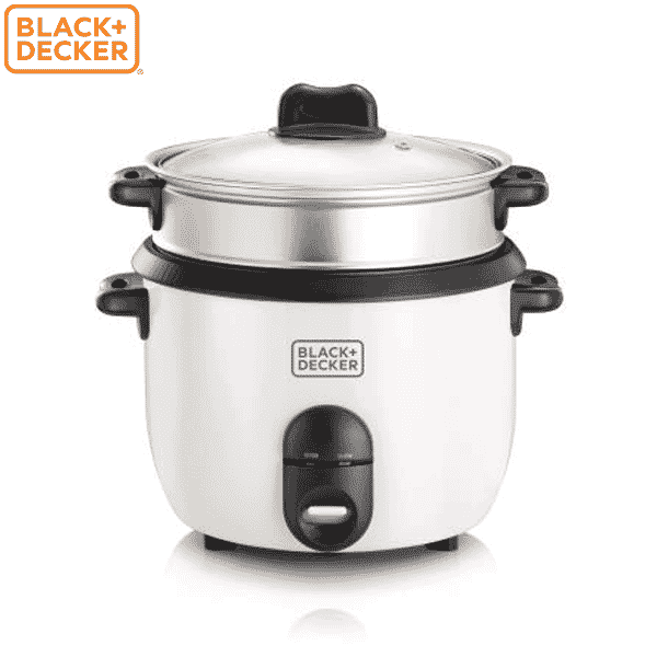 Black+Decker 2.8L Non-Stick Rice Cooker - RC2850-B5