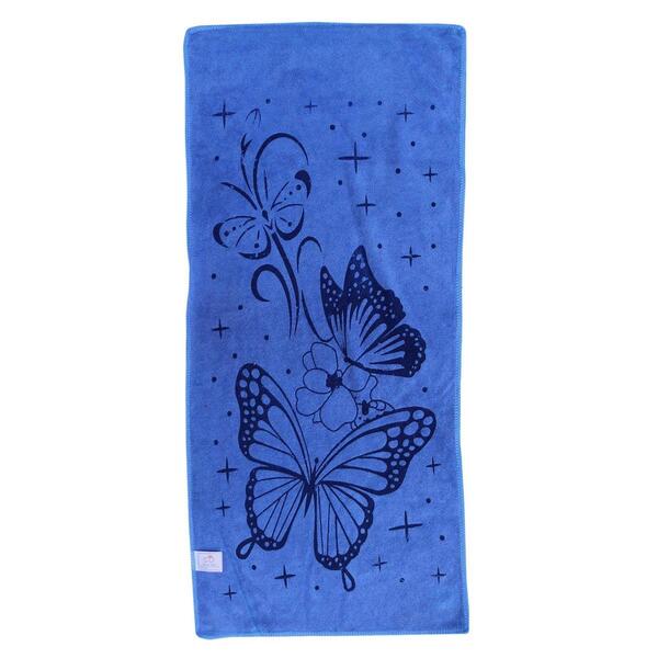 Butterfly Printed Hand Towel, Large