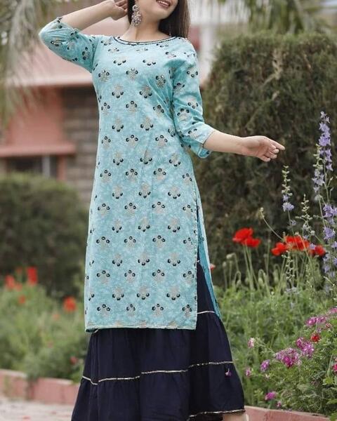 Blue Party Wear Dress For Women