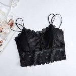 Bra - Double Strap Floral Net Bra