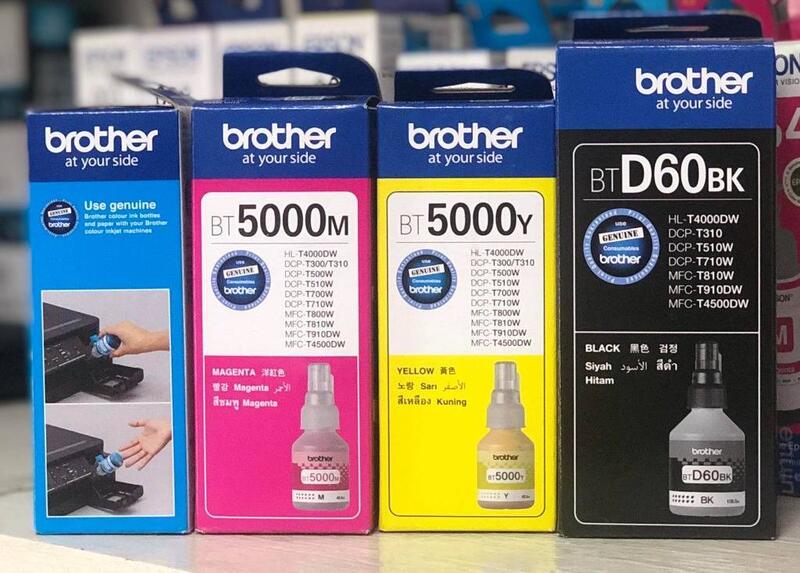 Brother Original Ink Set BT-D60BK, BT-5000C, BT-5000M, BT-5000Y