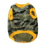 Brown/Yellow Combat Print Fleece Dress For Puppy/Dogs Size 24