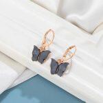 Butterfly Hoop Earing