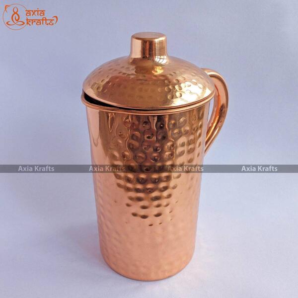 Copper Handmade Jug 1.35 litre
