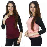Cotton Baseball T-Shirt For Women