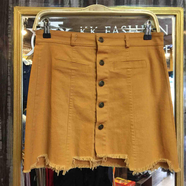 Cotton Jeans / Denim Skirt For Ladies By Kabs Kouture