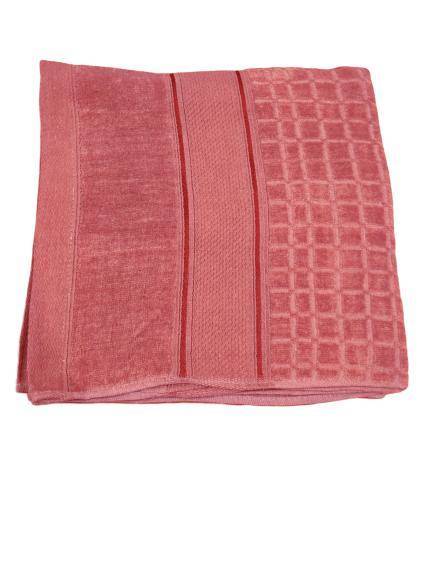 Cotton Orange Cubes 400 Gsm Bath Towel