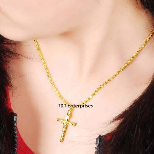 Cross Pendant With Chain For Women