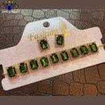 Crystal Choker and Ear Studs Set by Jewels of Nepal