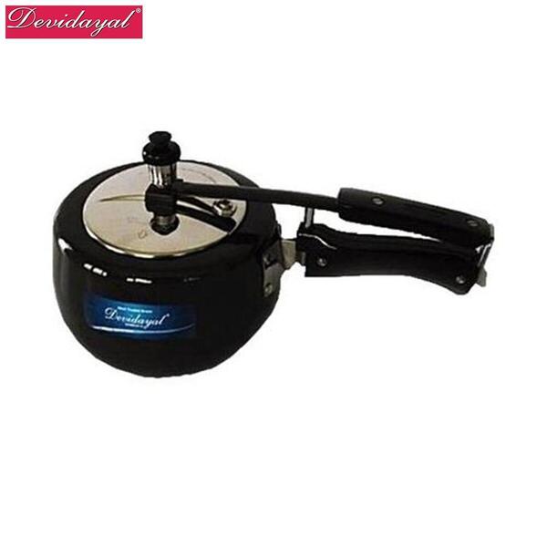 DeviDayal l Hard Anodized Contura Pressure Cooker( 2L)