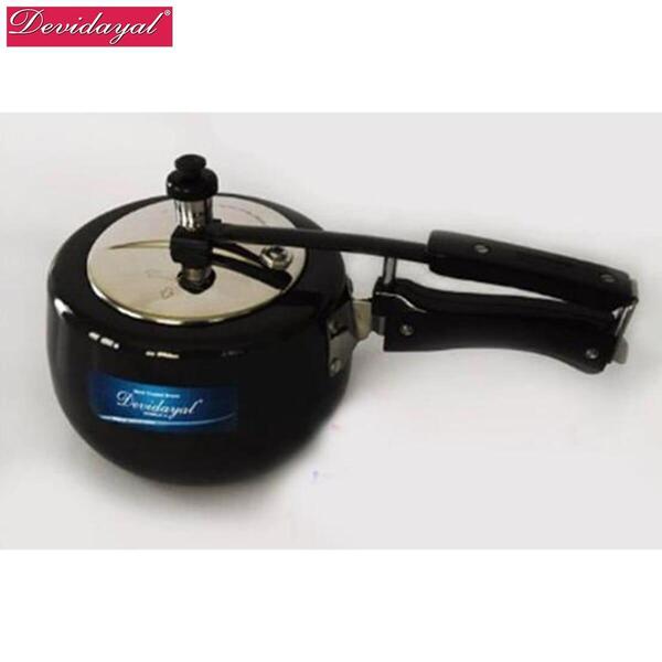 DeviDayal l Hard Anodized Contura Pressure Cooker (Non Induction Base)