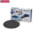 DeviDayal l Non-Stick Hard Anodized Concave Tawa-(220 Mm)