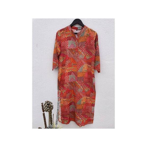 Digital Printed Cotton Kurta