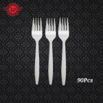 Disposable Plastic Fork 90Pcs