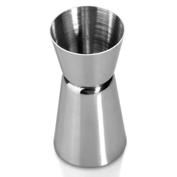 Double cup dispenser Stainless Steel for Measure Alcohol Cocktail Bar Bistro 60/ 30cc