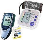 Dr. Morepen Health monitors set ( Digital BP Set + Glucometer + Digital thermometer) , 3 in 1