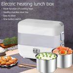 Electric Lunch Box Portable Food Heater, 12V/110V