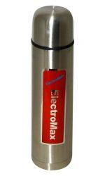 Electromax Silver Slimline Thermos Bottle - 1000Ml