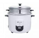 Electron Cosmic Rice Cooker with Steamer, Full Body Rice Cooker, Multicooker, 1.8 Ltr, 700W, White