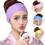 Facial Spa Cloth – Non-Slip Stretchable Elasticized Facial Headband – Assorted Colors