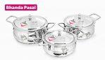 Famous 3 Pieces Stainless Steel Handi Set