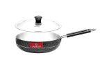Famous Aluminum Powder Coated Frying Pan With Induction Base- 22 CM