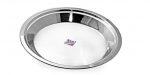 Famous Parat Thal Stainless Steel Dinner Plate (Set Of 4 Pcs) - Size 11 Inch