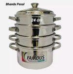 Famous Steel Momo Steamer Pot 24 Cm