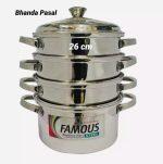 Famous Steel Momo Steamer Pot 26 Cm Size