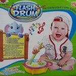 Flash Drum Toy with 5 Visual 3D (Multicolor)