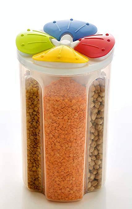 Four Section Container