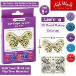 Fun Fidgets Jungle Butterfly, DIY Miniature Glue-less Self Assembly 3D Puzzle Model - Kids World Nepal
