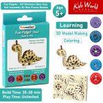 Fun Fidgets Jungle Dino, DIY Miniature Glue-less Self Assembly 3D Puzzle Model - Kids World Nepal