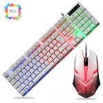 Gaming Mechanical Keyboard And Gaming Mouse Waterproof & Rainbow Back-lit RGB Light