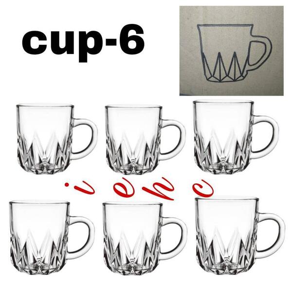 Glass Tea Cup 6P Set