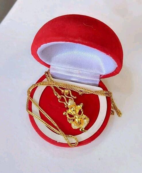 Gold Plated Chain With Locket For Women