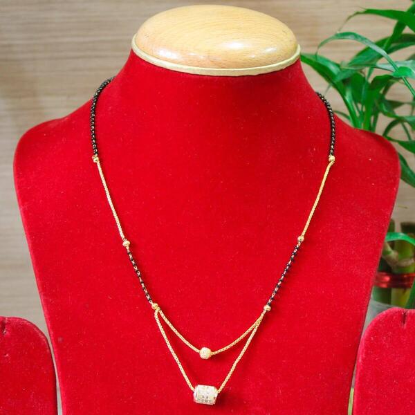 Golden/Black Double Layered Necklace