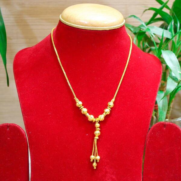 Golden/Black Moon Design Necklace